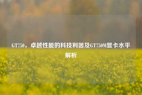 GT750，卓越性能的科技利器及GT750M显卡水平解析