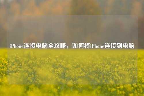 iPhone连接电脑全攻略,如何将iPhone连接到电脑