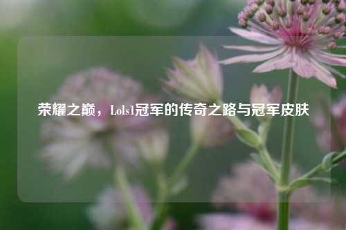 荣耀之巅,Lols1冠军的传奇之路与冠军皮肤