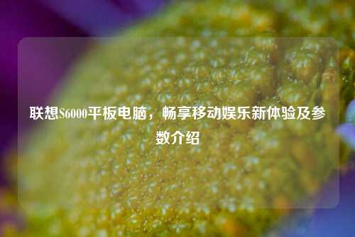 联想S6000平板电脑,畅享移动娱乐新体验及参数介绍