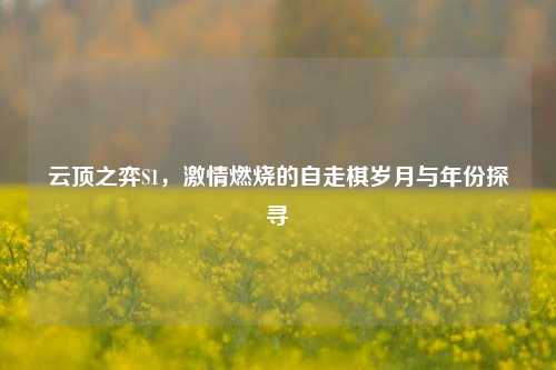 云顶之弈S1，激情燃烧的自走棋岁月与年份探寻