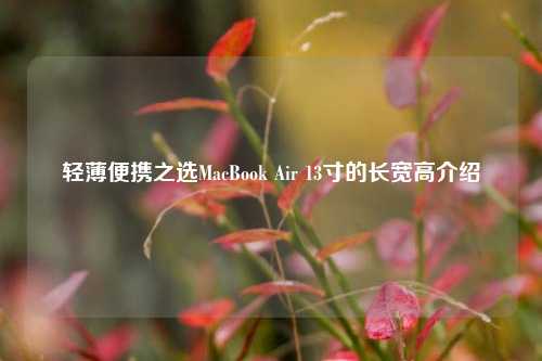 轻薄便携之选MacBook Air 13寸的长宽高介绍