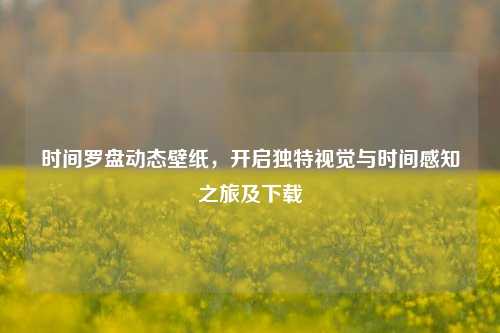 时间罗盘动态壁纸，开启独特视觉与时间感知之旅及下载