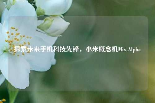 探索未来手机科技先锋,小米概念机Mix Alpha