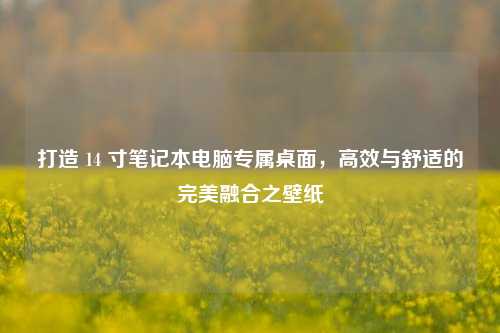 打造 14 寸笔记本电脑专属桌面,高效与舒适的完美融合之壁纸
