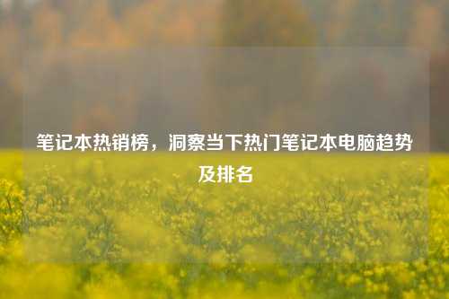 笔记本热销榜，洞察当下热门笔记本电脑趋势及排名