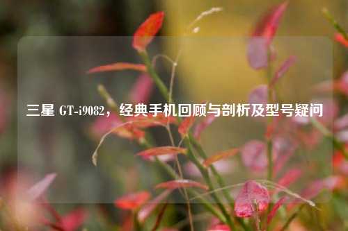 三星 GT-i9082,经典手机回顾与剖析及型号疑问