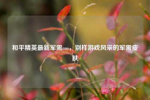和平精英最新军需cos，别样游戏风采的军需皮肤
