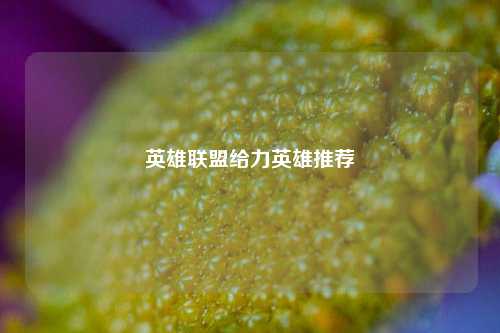 英雄联盟给力英雄推荐