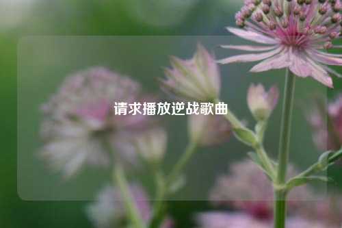 请求播放逆战歌曲