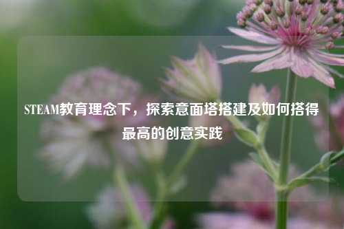 STEAM教育理念下,探索意面塔搭建及如何搭得最高的创意实践