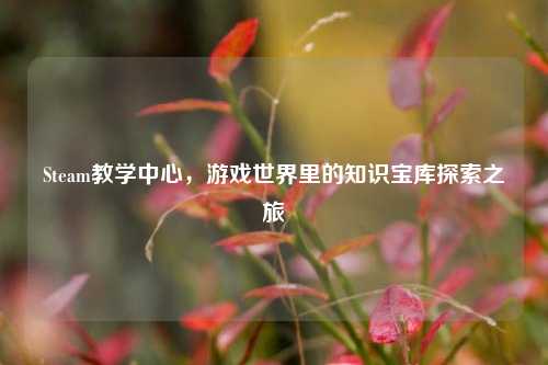 Steam教学中心,游戏世界里的知识宝库探索之旅