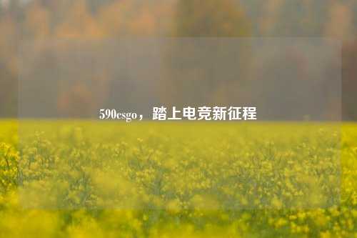 590csgo,踏上电竞新征程