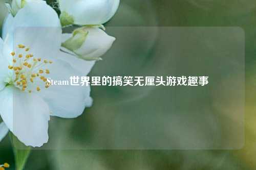 Steam世界里的搞笑无厘头游戏趣事