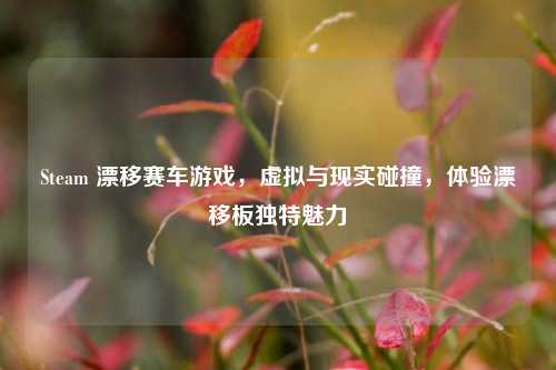 Steam 漂移赛车游戏，虚拟与现实碰撞，体验漂移板独特魅力