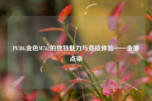 PUBG金色M762的独特魅力与竞技体验——金墨点染