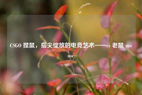 CSGO 捏鼠，指尖绽放的电竞艺术——cs 老鼠 mouse