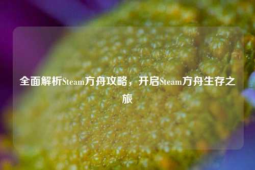 全面解析Steam方舟攻略,开启Steam方舟生存之旅