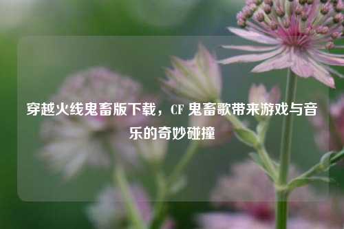 穿越火线鬼畜版下载，CF 鬼畜歌带来游戏与音乐的奇妙碰撞
