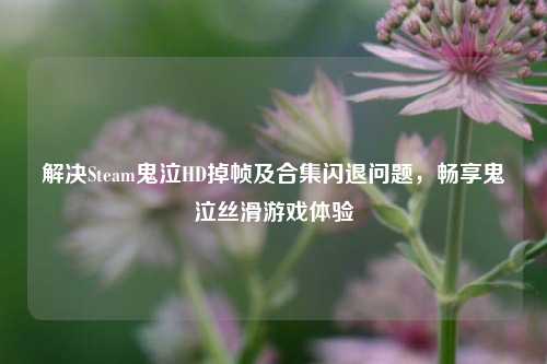 解决Steam鬼泣HD掉帧及合集闪退问题,畅享鬼泣丝滑游戏体验