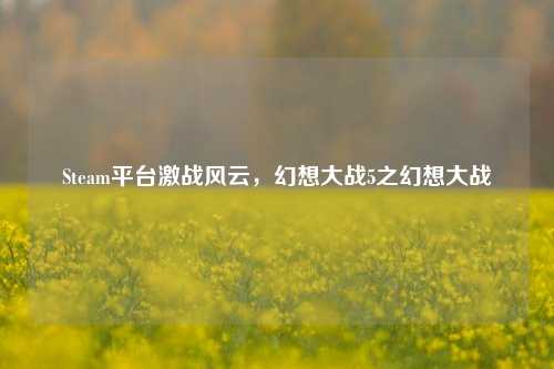 Steam平台激战风云，幻想大战5之幻想大战