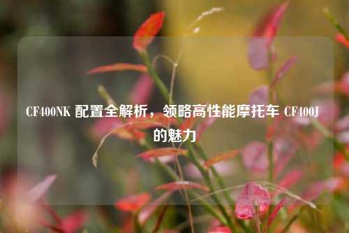 CF400NK 配置全解析,领略高性能摩托车 CF400J 的魅力