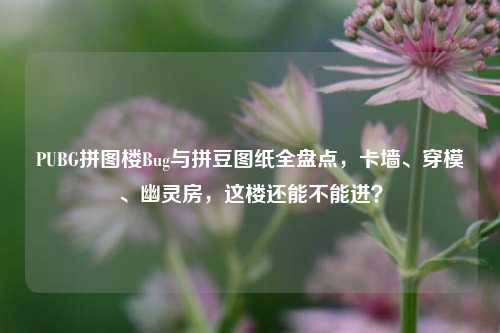PUBG拼图楼Bug与拼豆图纸全盘点,卡墙、穿模、幽灵房,这楼还能不能进?