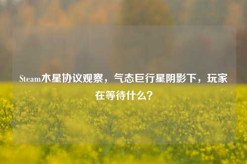 Steam木星协议观察,气态巨行星阴影下,玩家在等待什么?