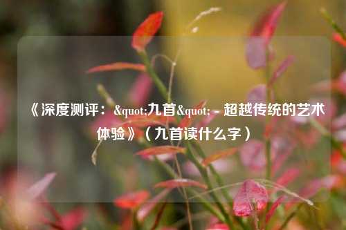 《深度测评:"九首" - 超越传统的艺术体验》(九首读什么字)